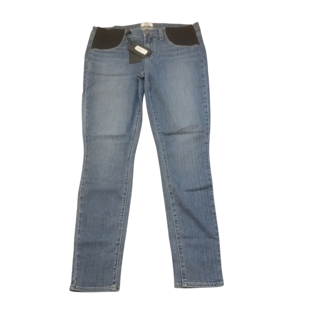Paige Maternity Verdugo Ankle Skinny Jeans Elastic Side Panels  Sz 32 NWT $199